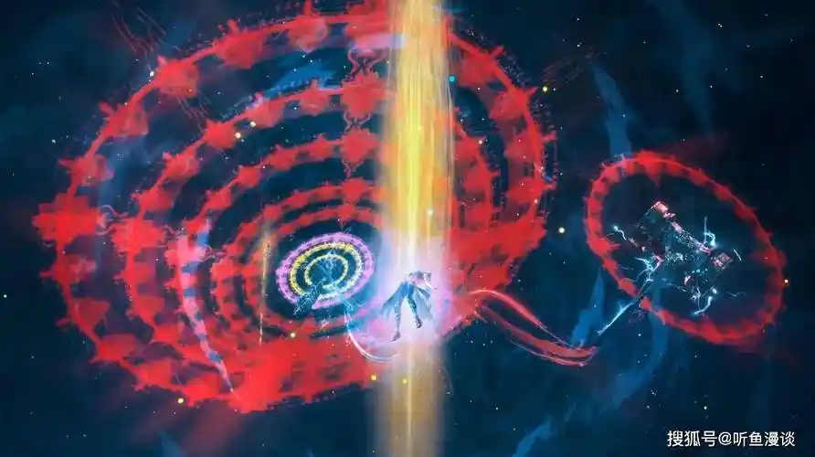 唐三前往星斗大森林猎取魂环的途中,恰好遇到比比东带队猎杀两大神兽.