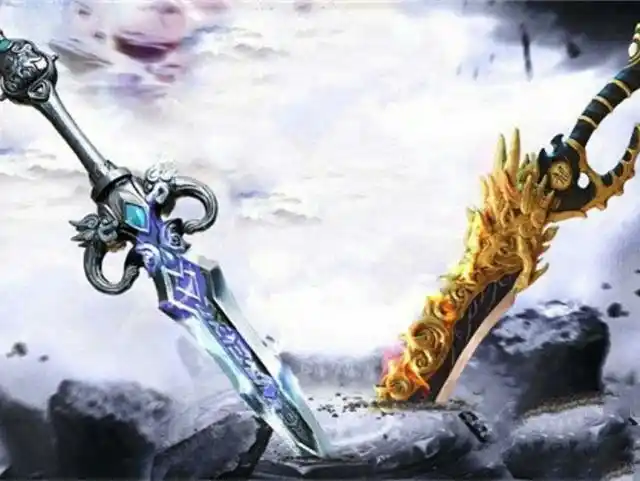 为什么倚天剑屠龙刀相互砍断才能得到武功秘籍,断送了两把名剑岂不是