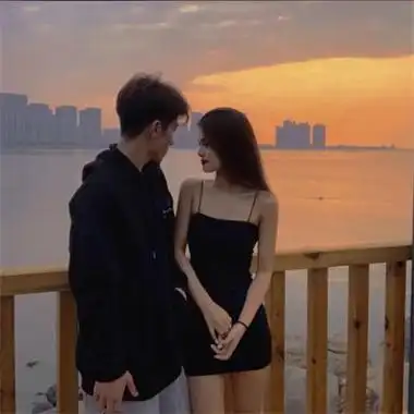 高清双人的最幸福浪漫情侣头像 情侣真人个性微信情侣头像图片