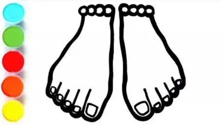 创作灵感 儿童简笔画 绘画教学 小脚丫 零基础学 宝宝简笔画入门