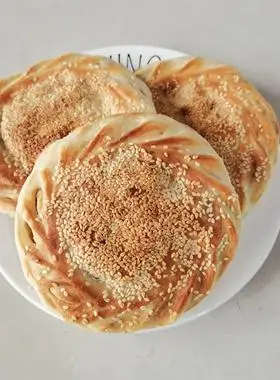 登封烧饼山东单县特产吊炉烧饼纯手工制作即食肉夹馍饼坯香酥大饼