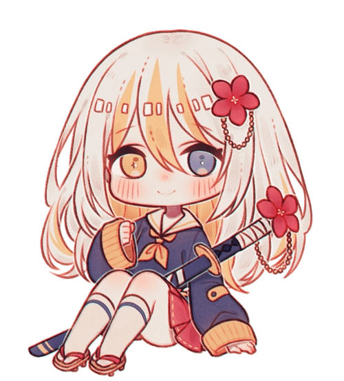 q版可爱女孩适合临摹的素材