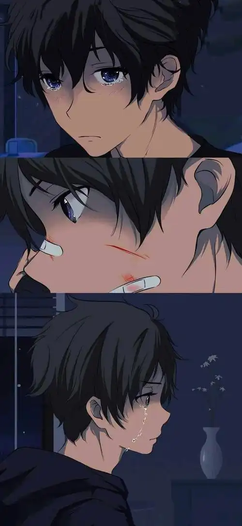 妍希壁纸伤感动漫男