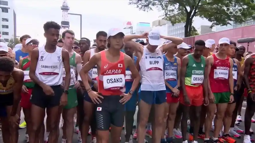 巴黎倒计时三天!欣赏一下大迫杰2020年的东京奥运会马拉松吧