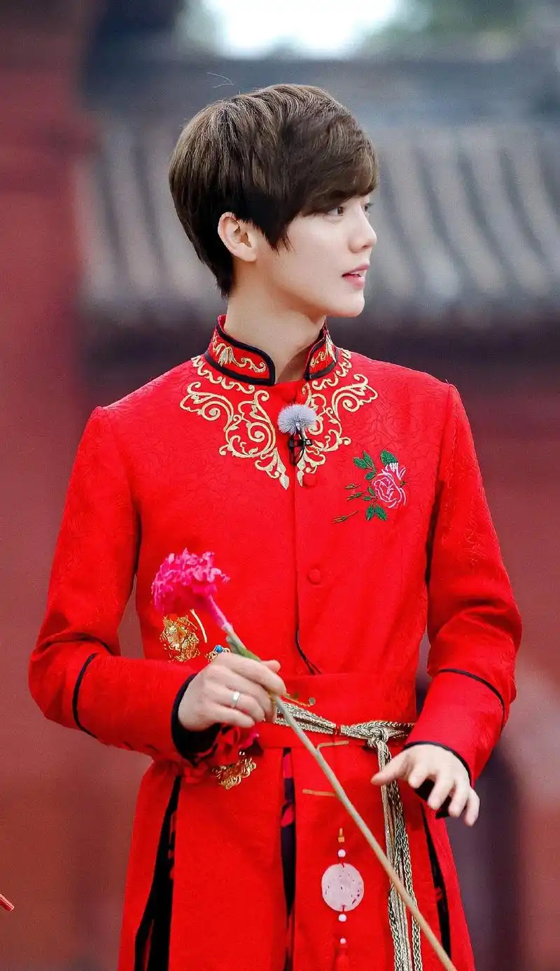 被红衣芍药仙子一眼惊艳的日子算算也已经七年啦#鹿晗  - 抖音