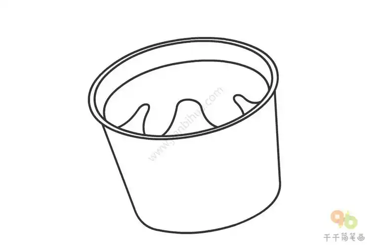 河南开封美食 红薯泥简笔画_地方美食简笔画