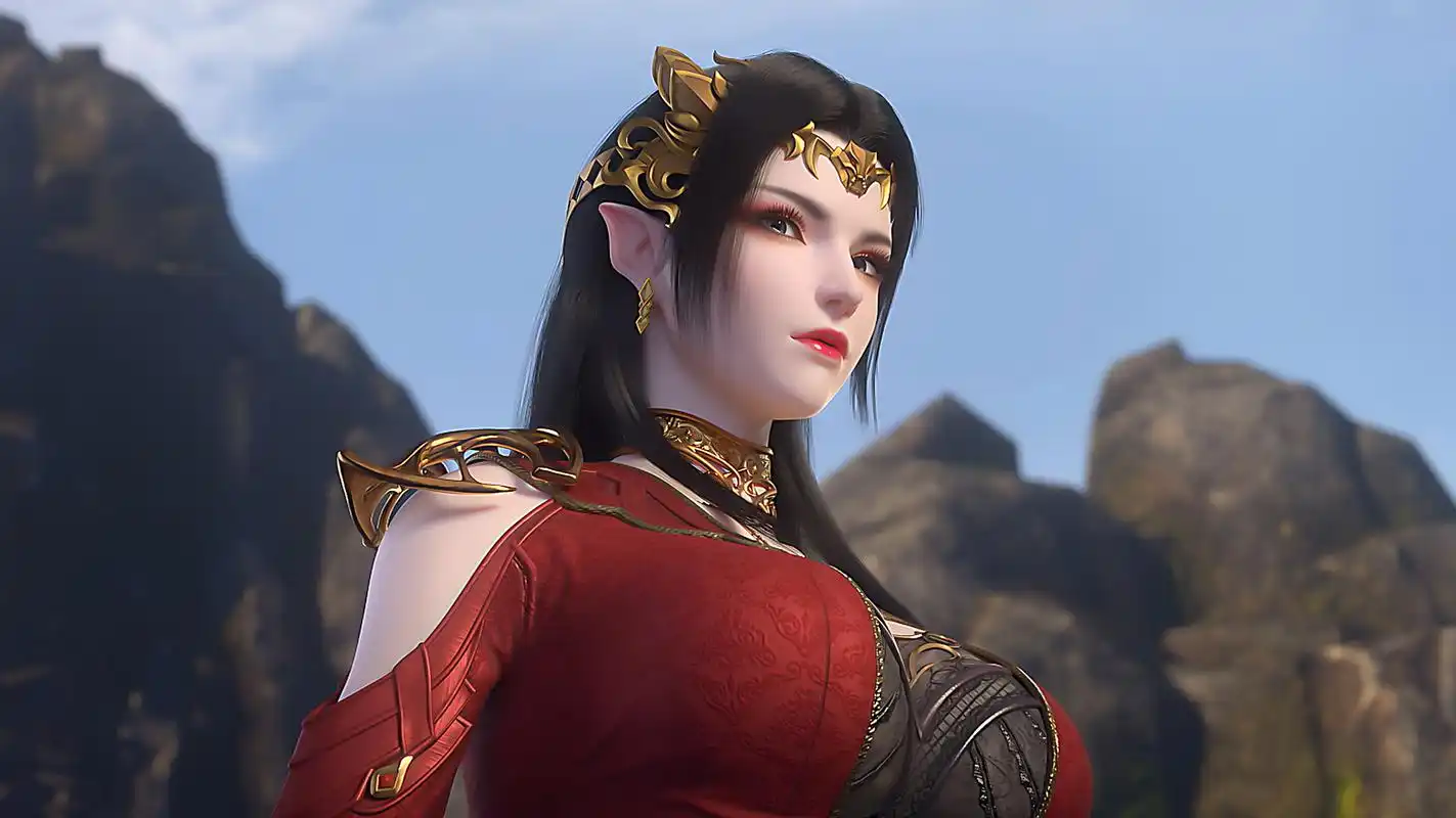 国漫女神|《斗破苍穹》美杜莎女王最新一期高清壁纸:萧炎给美杜莎取名