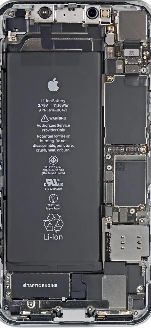 苹果内部结构图壁纸大全 iphone 6s-11内部结构壁纸高清下载-芝麻科技