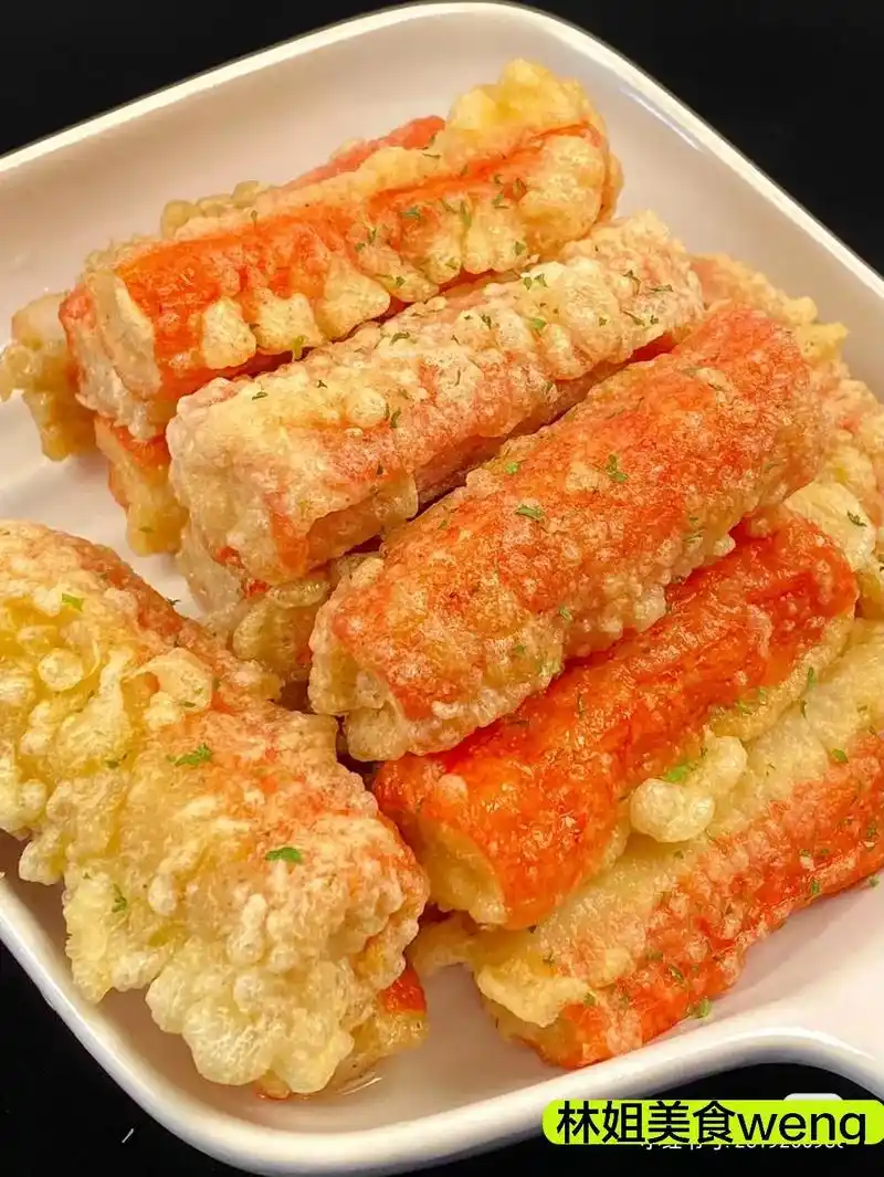 炸蟹柳棒太香了