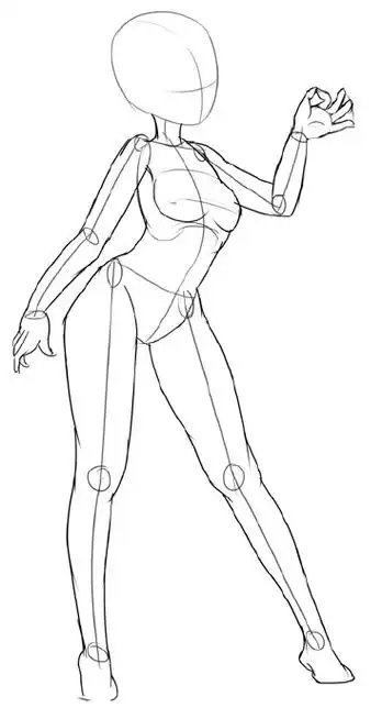 学习动漫人物活泼美少女的画法