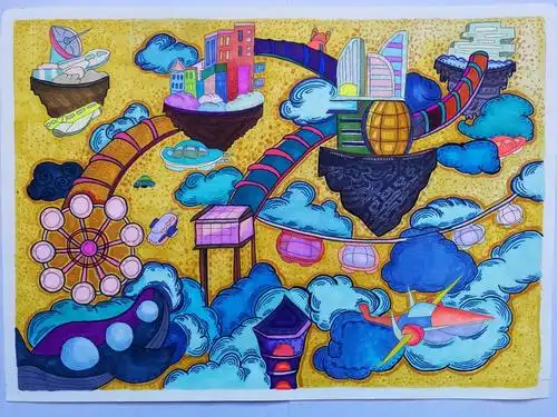 七年级美术组作品展示