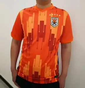 2022山东鲁能泰山球衣中超足球服球迷版成人客场套装短袖印号透气