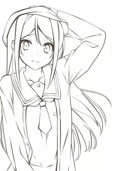 卡通画简笔画少女卡通画简笔画少女漫画