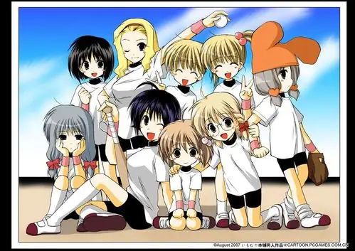 有没有动漫十个人,却是全女的图?