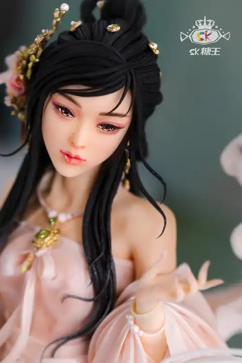 古风翻糖人偶蛋糕《嫦娥&玉兔》,超级惊艳