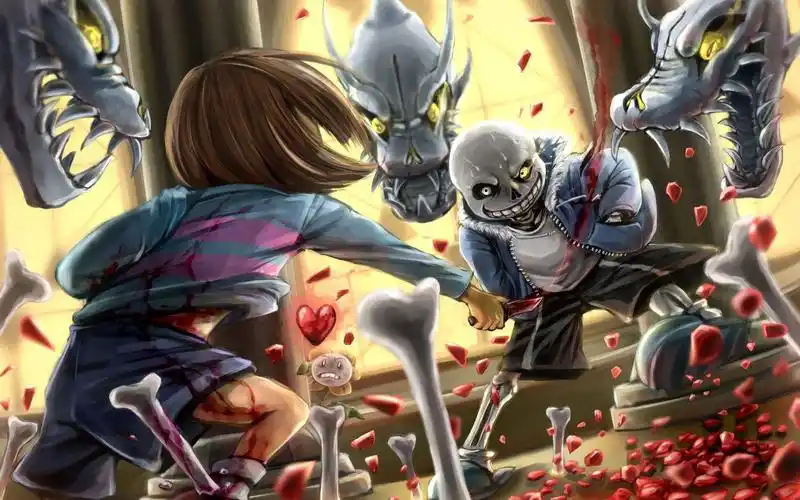 undertale传说之下:屠杀线最后的审判者篇 屠杀线完结