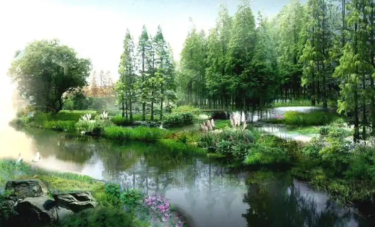 [山东]滨河生态湿地公园景观设计方案