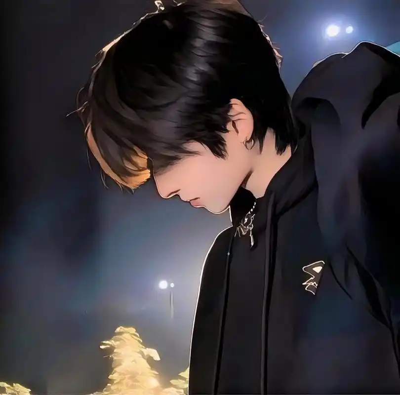 超帅侧脸杀男生头像 用你的照片做漫画吧