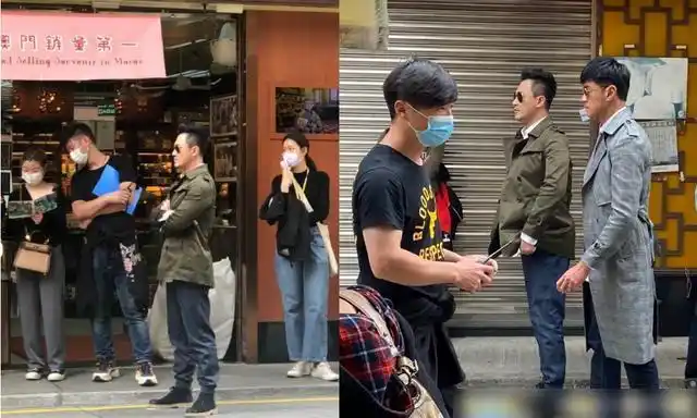 林峯街头拍戏被偶遇,面容圆润小腹微凸大叔味浓|林峰|安以轩|型男