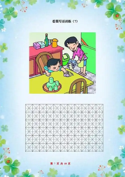 一年级看图写话怎么写?让家长不再头疼,看图写话要点及专项训练