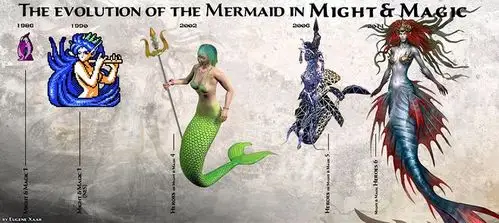 魔法门美人鱼进化史