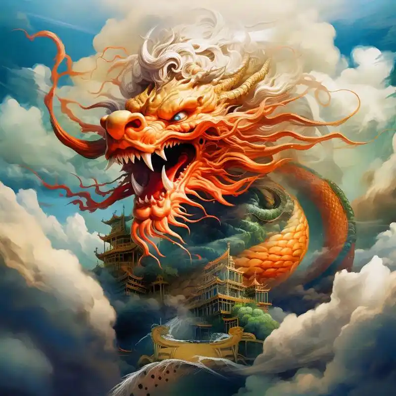 见中华神龙大吉大利.搜索"神图君"取图输入口令e5505#创 - 抖音