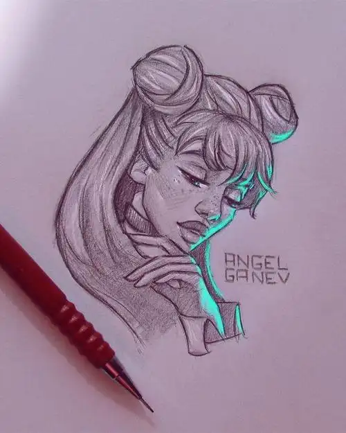 铅笔怎能如此酷炫创意无限看他笔下的素描画在发光噢