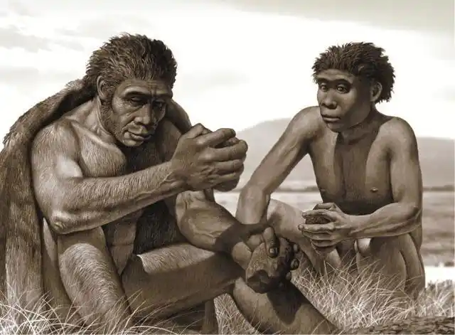 火取暖有了葬仪,年长者会将生活经验传授给孩童人类真正意义上的文明