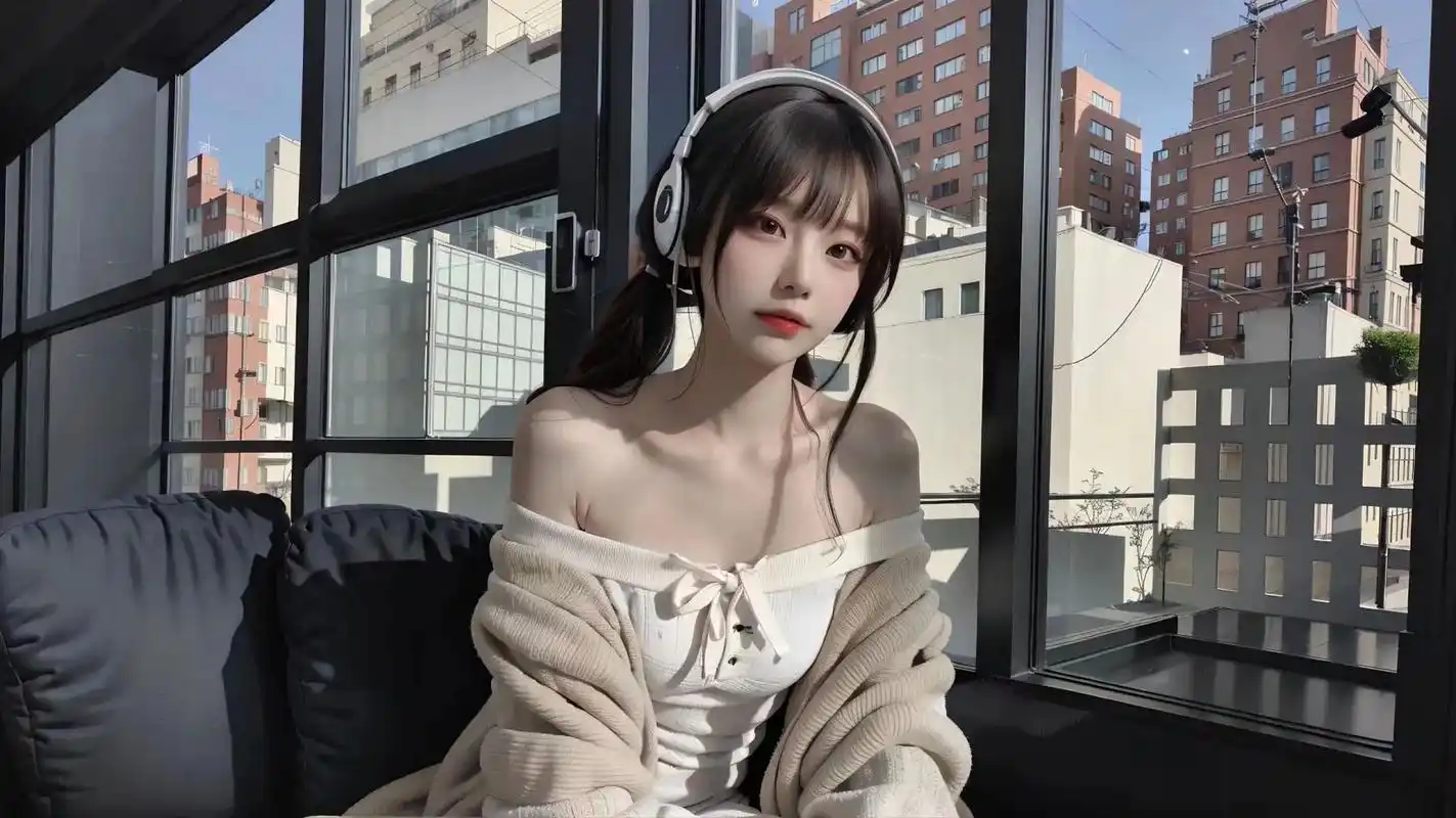 我趣  芥末漂酿~#ai绘画 #电脑壁纸 #软妹穿 - 抖音