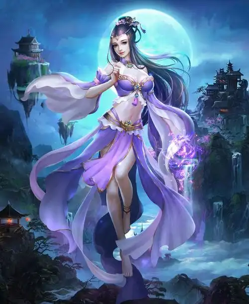 2k手机插画中国风古装3d古风美女武侠玄幻超高清壁纸 - 国产动漫