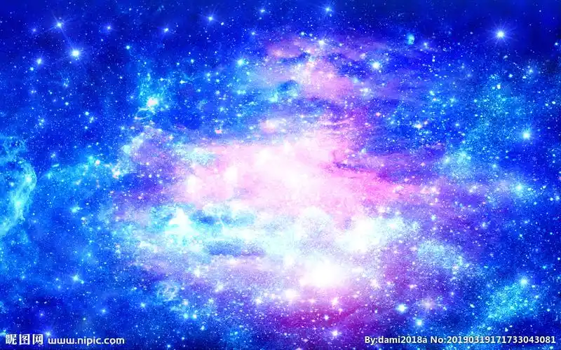 紫色星空图片