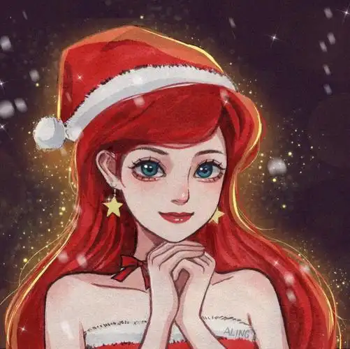 过圣诞的迪士尼公主