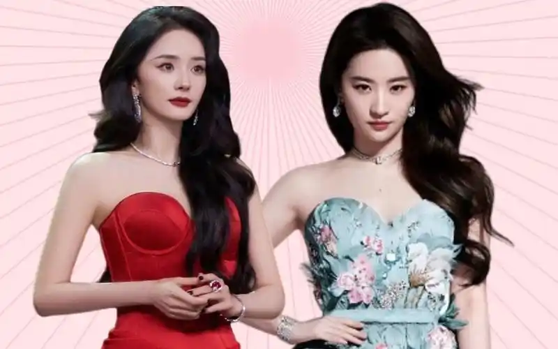 同样是内娱颜霸,当36岁杨幂撞上35岁刘亦菲,整没整容一目了然