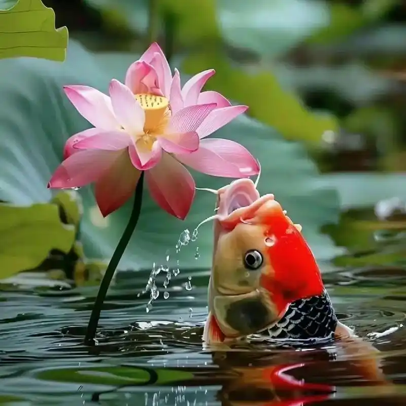 好运莲莲荷花分享给你 #愿所有幸运不期而遇 #见锦鲤者发发发