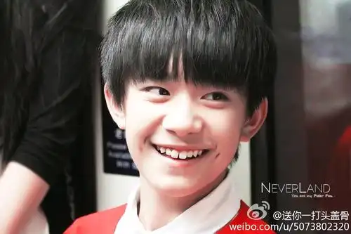 梨涡,卧蚕,桃花眼,没我没我没我.「易烊千玺」