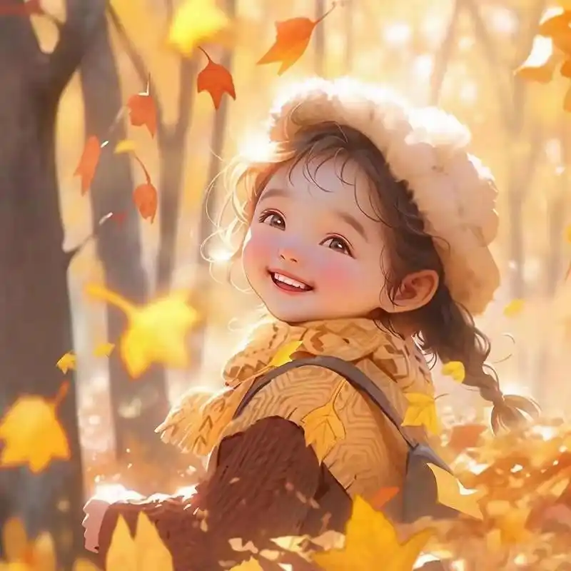 超级适合秋天的头像超治愈系的图片