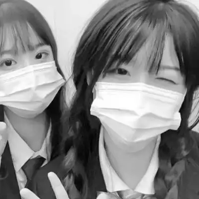 闺蜜头像真人黑白双人高清图片