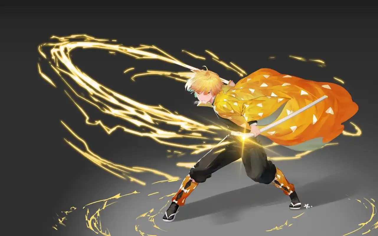 今日份壁纸—我妻善逸,集中一点,登峰造极