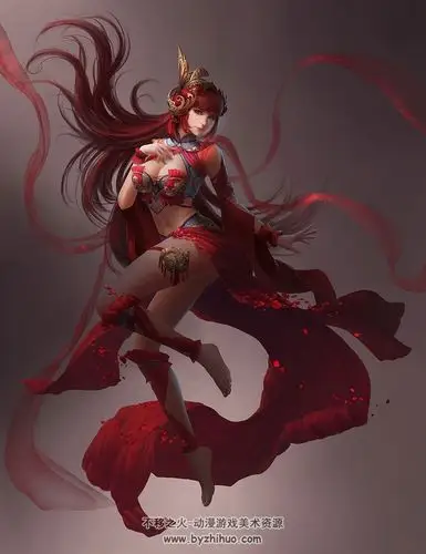 舞女角色原画设定参考99p