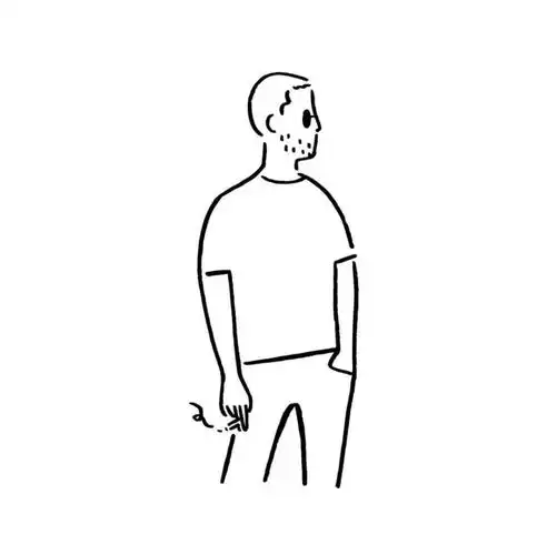 ins:kaerusensei 线条插画