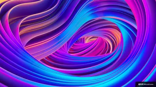 3d抽象流行配色全息渐变流动超清背景