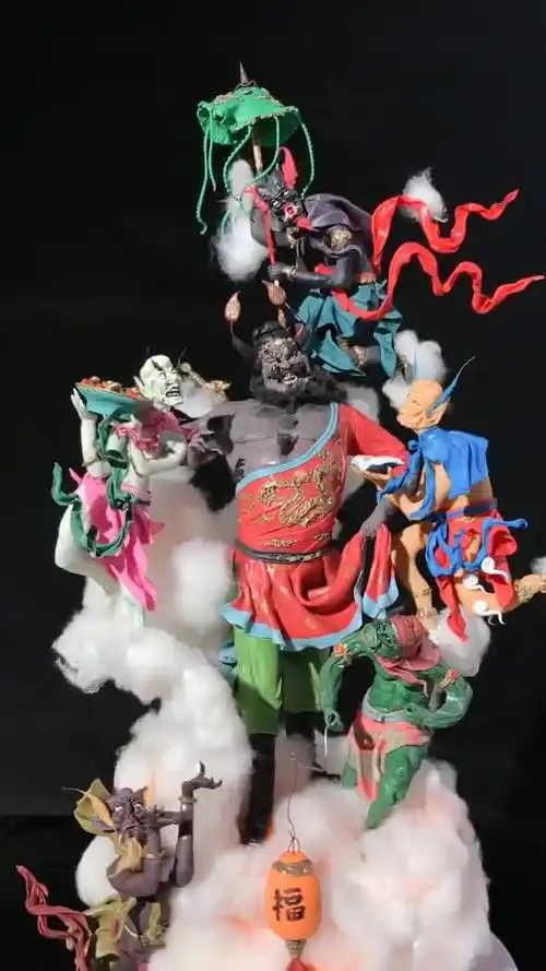 刘增辉老师面塑作品～五鬼戏钟馗-生活视频-搜狐视频