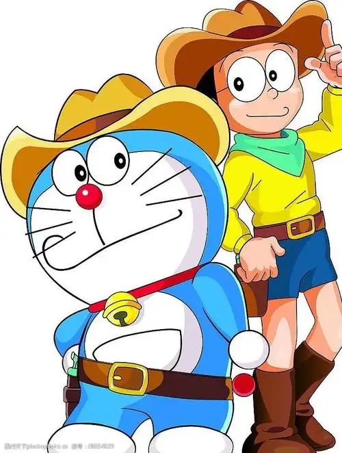 关键词:大雄和多啦a梦 机器猫 大雄 牛仔 卡通 多啦a梦 矢量人物 儿童