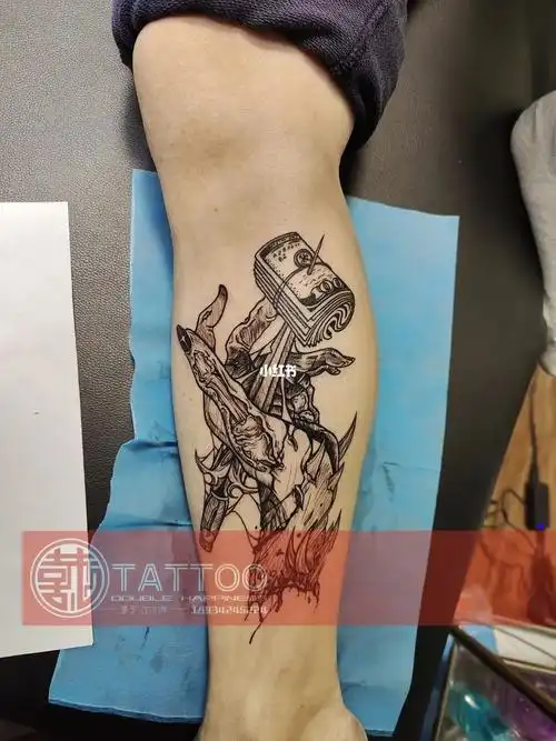 纹身图案男 #灰黑纹身 #暗黑纹身 #黑灰纹身  #七宗罪