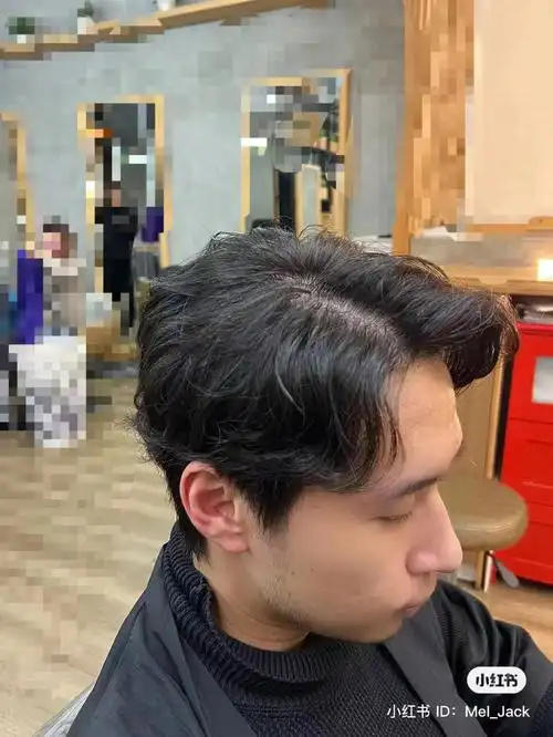 越洗越自然61##纹理烫  #男士烫发 #男士发型  #烫发yimu发型师