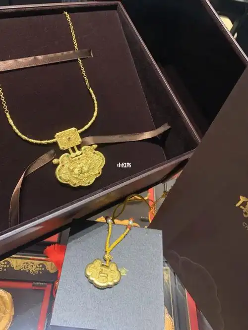 穿家金古法黄金项圈