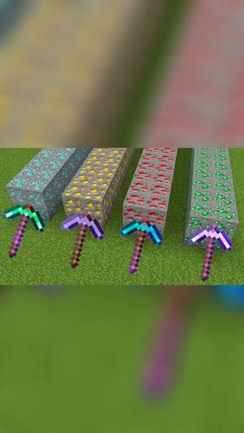 我的世界-1000级附魔的镐,切啥最快?