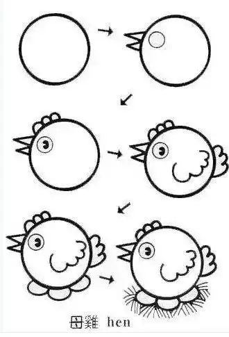 3-6岁儿童简笔画大全图片【3到6岁简笔画大全】 简笔画图片大全-蒲城