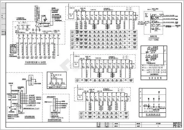 一套工厂车间电气施工图含设计说明