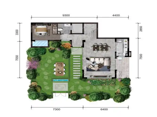 万景长平院子户型图相册